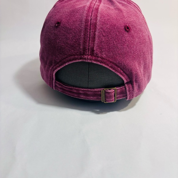 100% Cotton Casual Dusty Rose Rhinestone Bling Hip Hop Style Streetwear Cap Hat - Picture 6 of 9